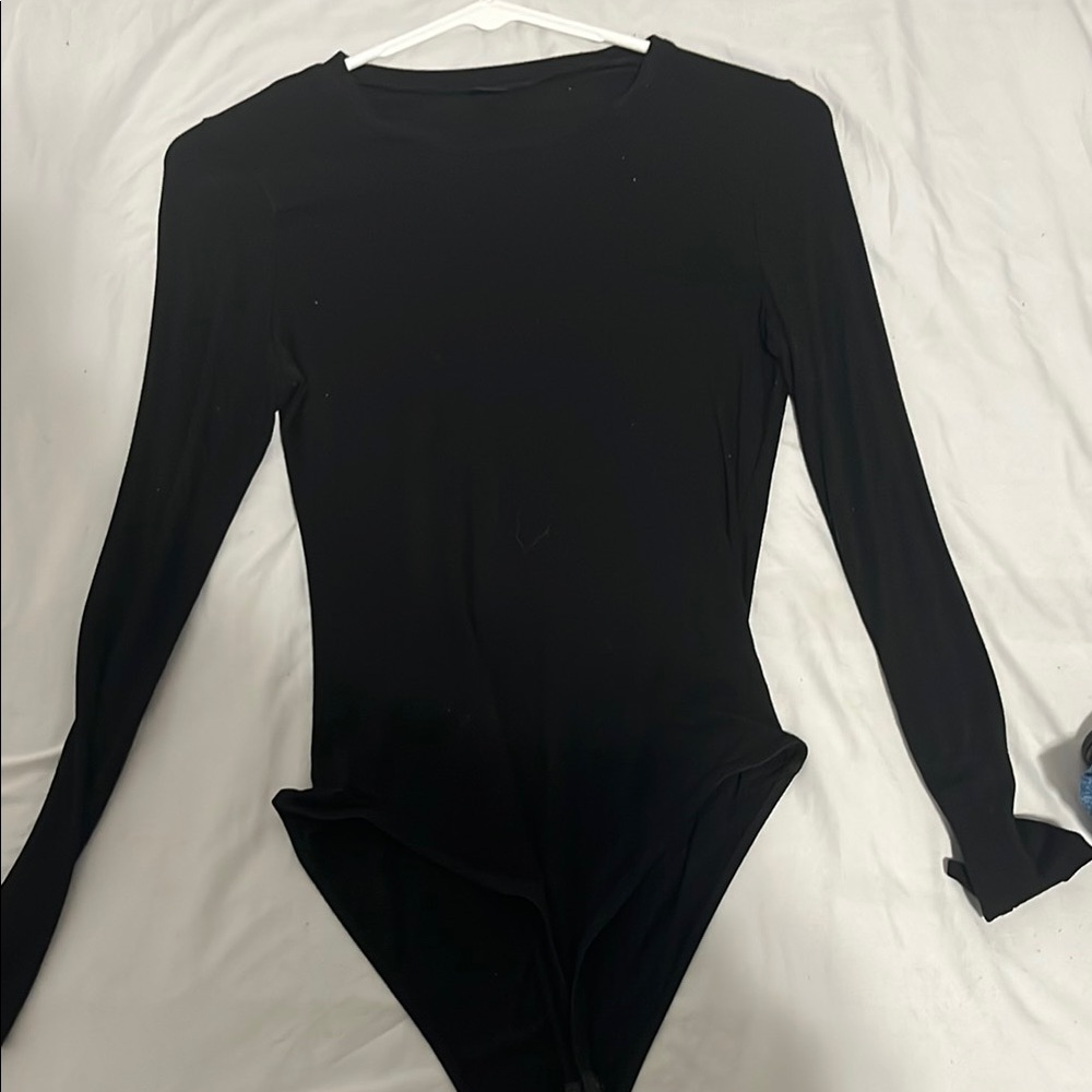 Black Long Sleeve Bodysuit